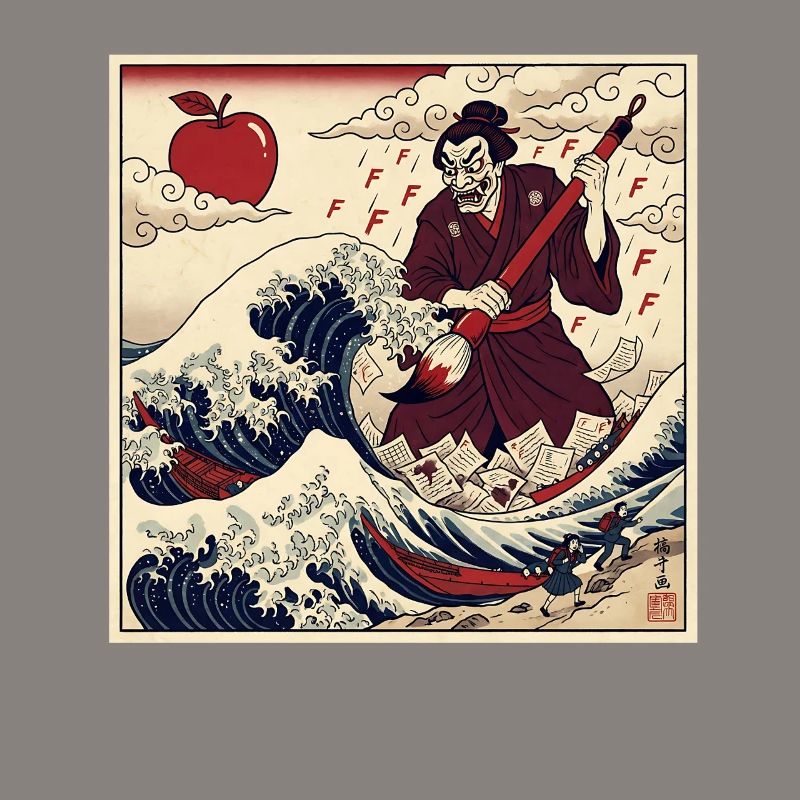 Samurai Teacher F Notes Tsunami Wave