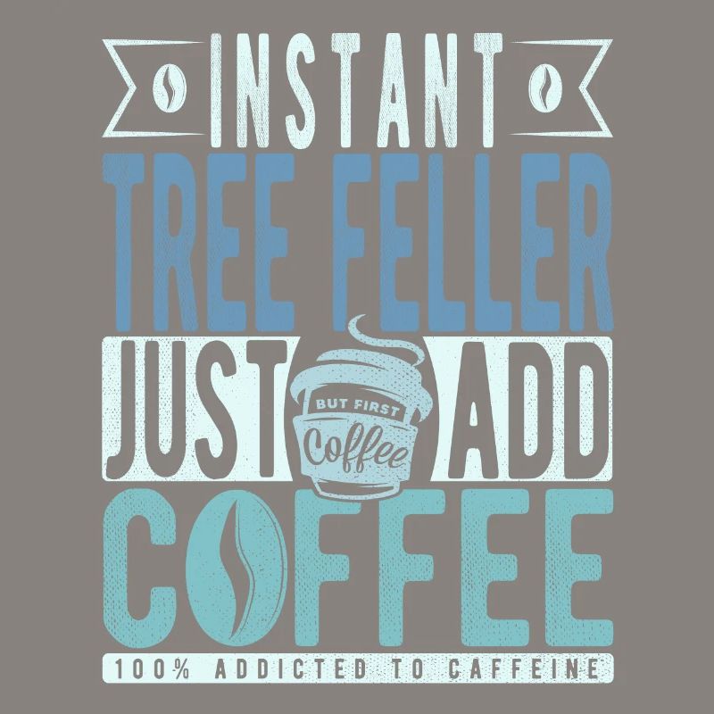 Baum Faller Kaffee Spruch