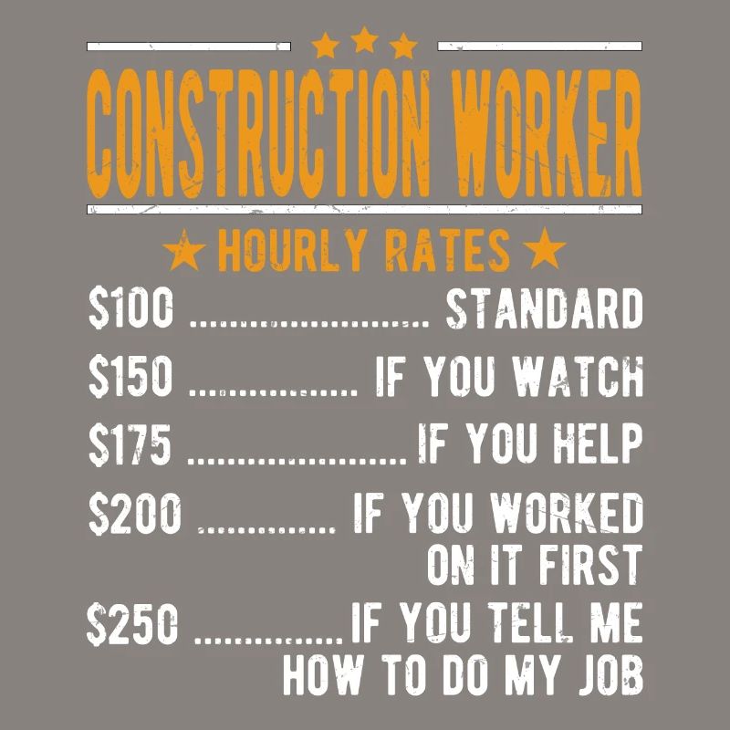 Construction workers Hourly wage
