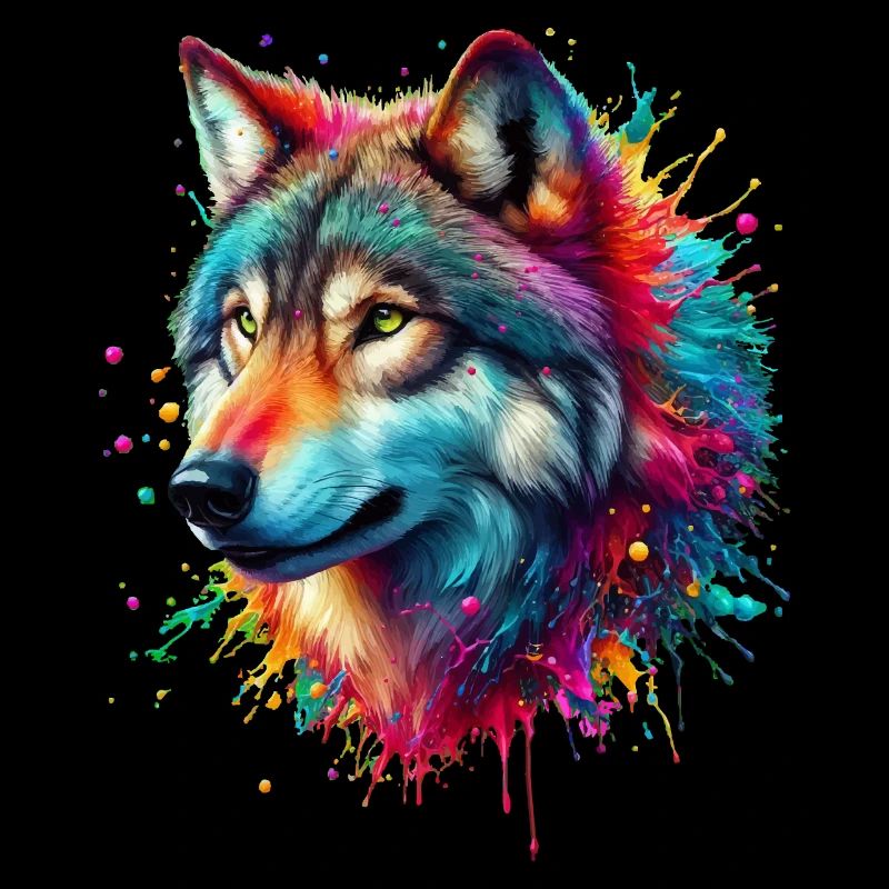 Wolf der tausend Farben