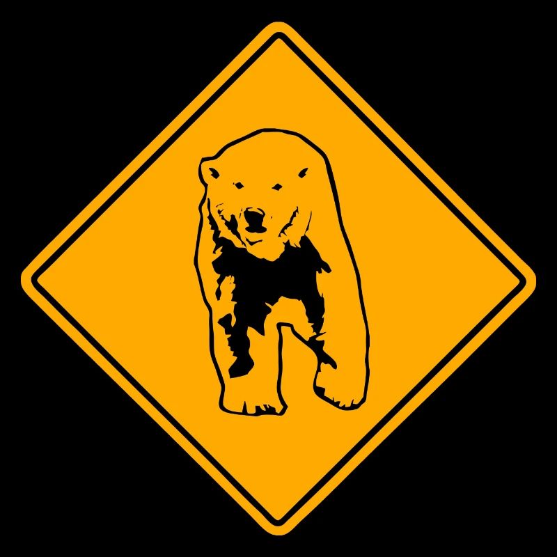 Polar Bear Road Sign