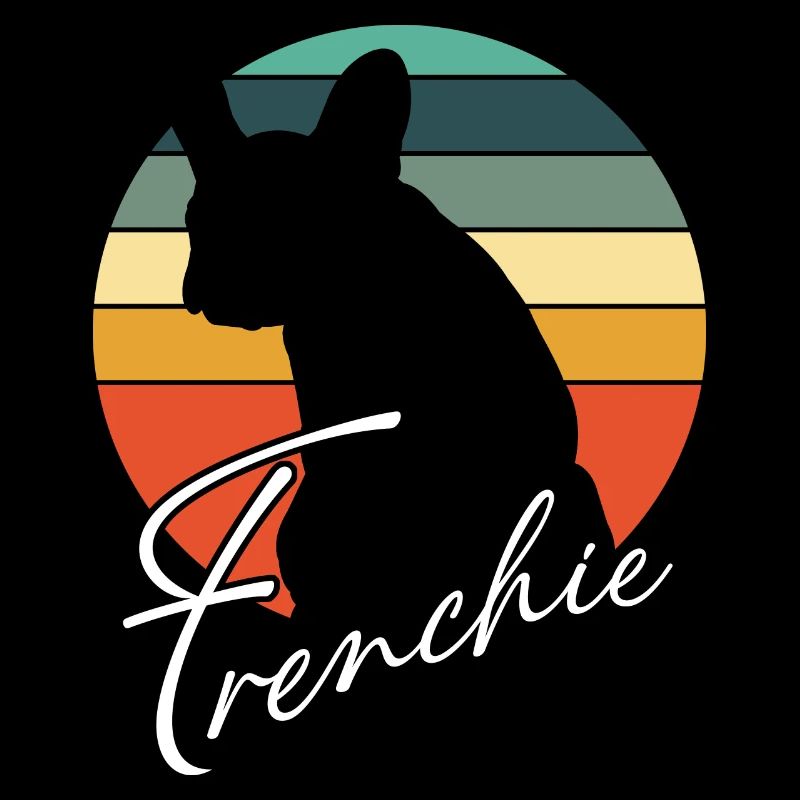 Frenchie Silhouette de bouledogue français