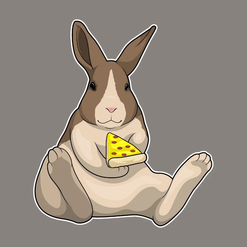 Rabbit Pizza