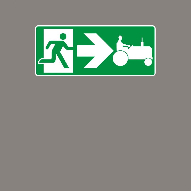Emergency Exit Tractor Tractor Driver