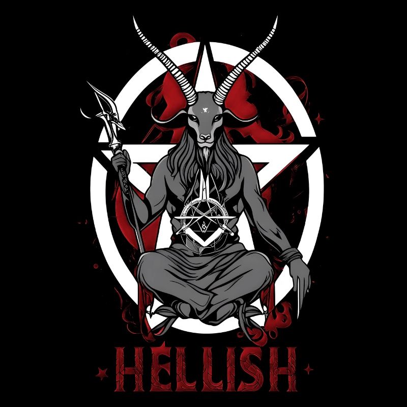 Hellish Satan Baphomet