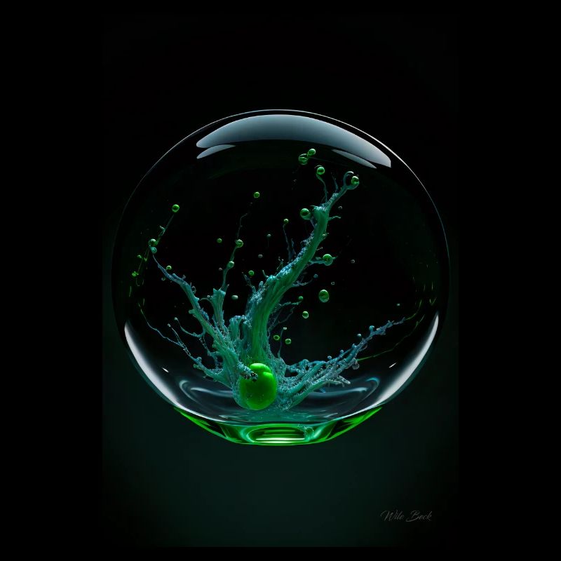 Kaos dans un vert bulle 2