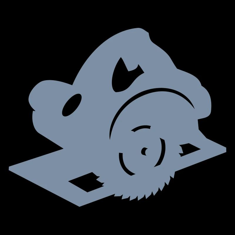 Saw Shadow - 1 color vector