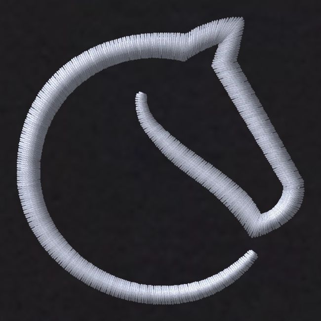 embroidered lichess logo