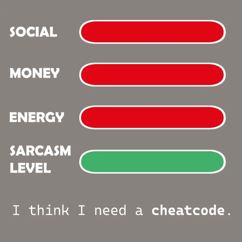 I think I need a cheatcode.