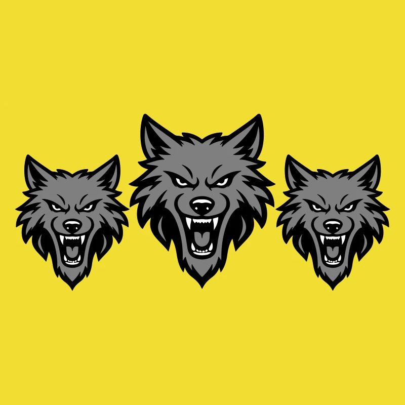Meute d’équipe de loups