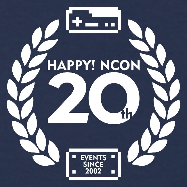 ncon 20th logo light
