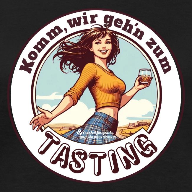 Whisky Einladung Komm wir geh'n zum Tasting