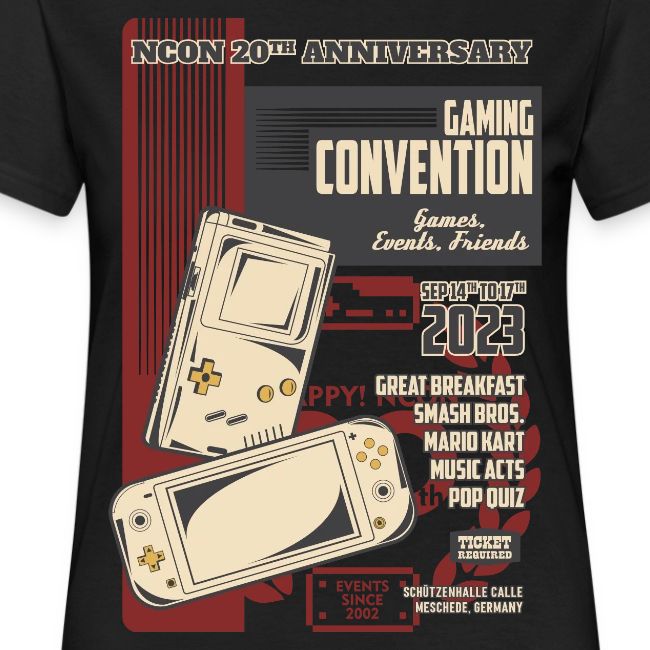 ncon 20th event design