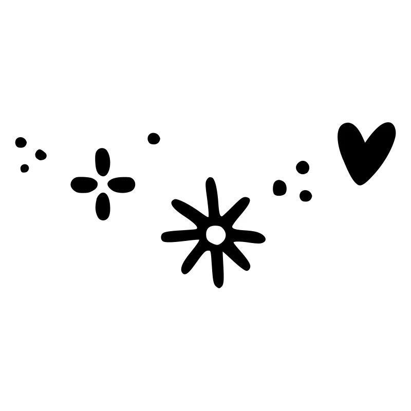 Heart Star Pattern