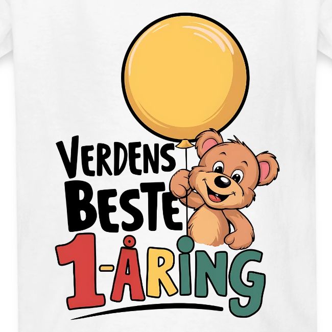 Verdens beste 1-åringv - Gave til 1-åring