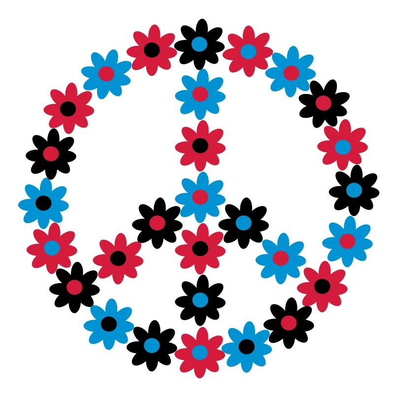 Blumen Friedenszeichen