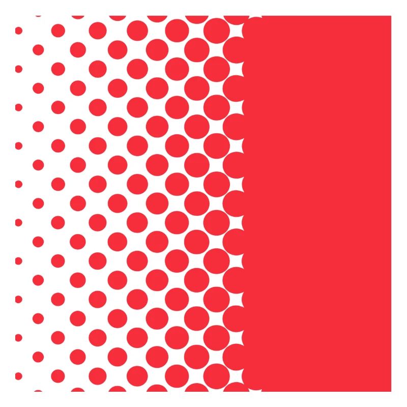 Halftone Gradient Rotes Panel