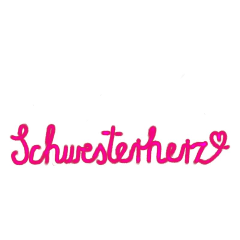 Schwesterherz - Geschenk mit Herz