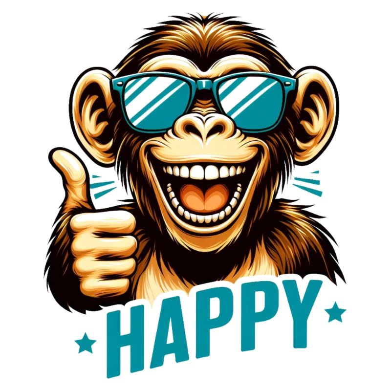 « Happy-go-Lucky Monkey : Le singe le plus cool de la jungle