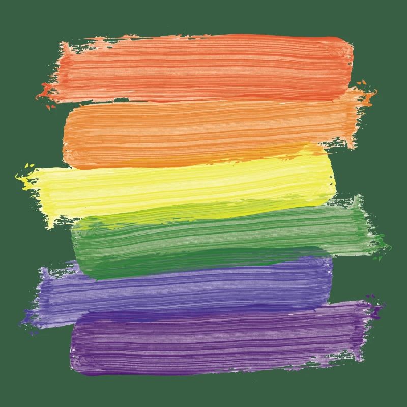 Rainbow Paint Brushes (Strokes)