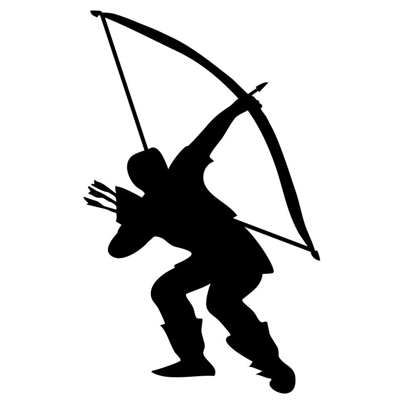 Archery longbow medieval design