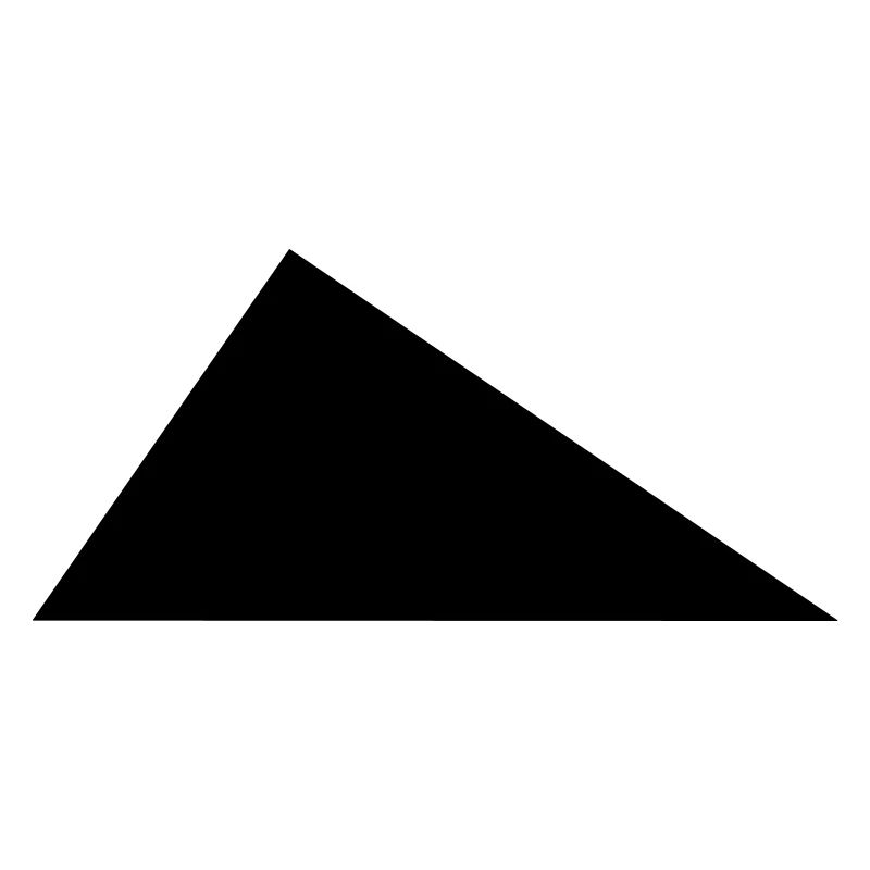 Triangle perpendicular / / Right angle / /