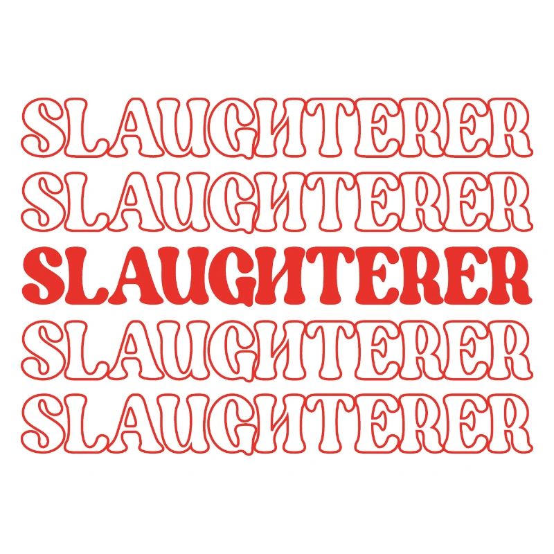 Slaughterer Butcher Meat Cutter Meat Processor