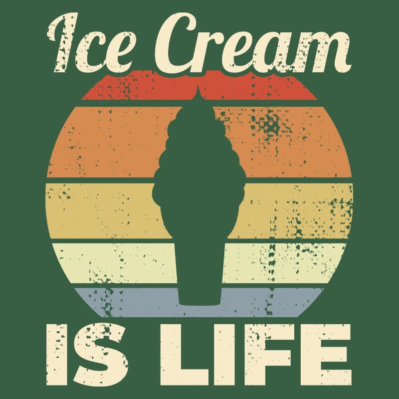 Eiscreme ist Leben