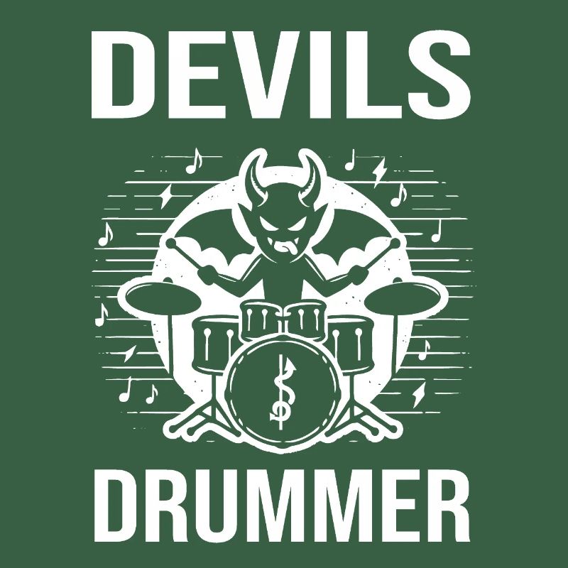 Devils Drummer. The devilish hellish drummer