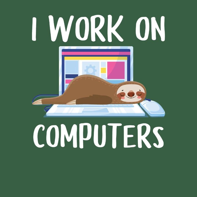 I work on computers Computer Progammer Geschen