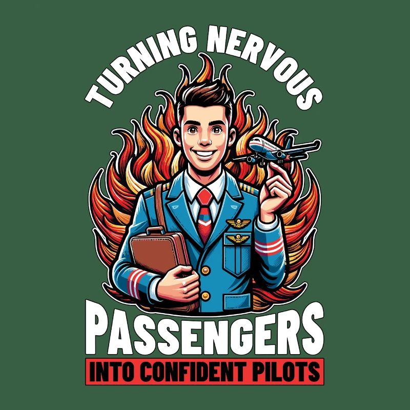 Flight Instructor Turning Nervous Flight Attendant