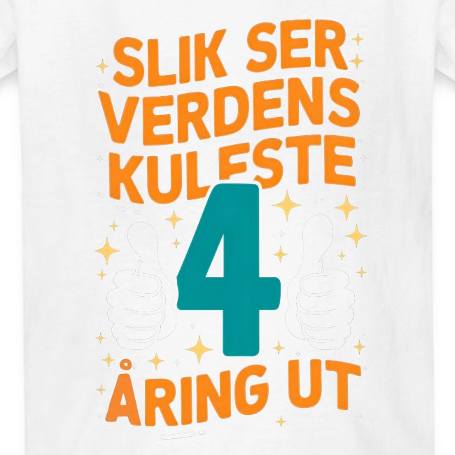 Verdens kuleste 4-åring - Gave til 4-åring
