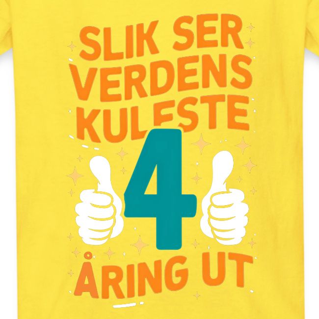 Verdens kuleste 4-åring - Gave til 4-åring