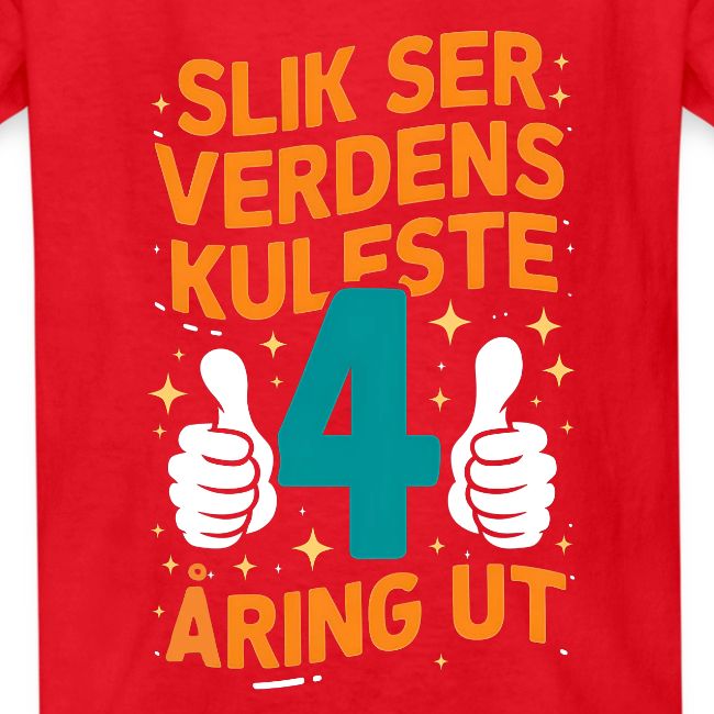 Verdens kuleste 4-åring - Gave til 4-åring