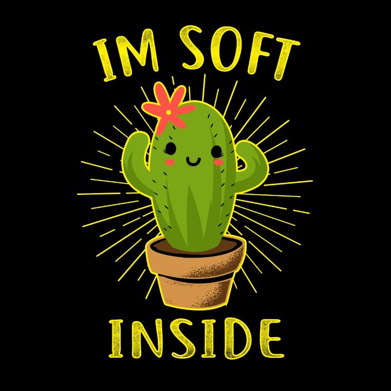 Cactus / Gift I'm soft inside