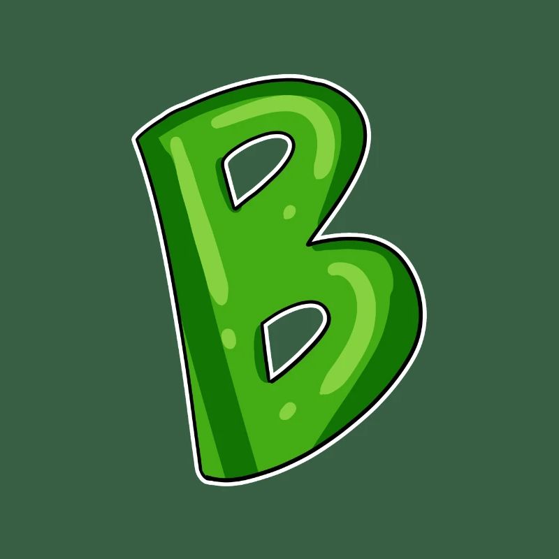 Buchstabe B - Anfangsbuchstabe B
