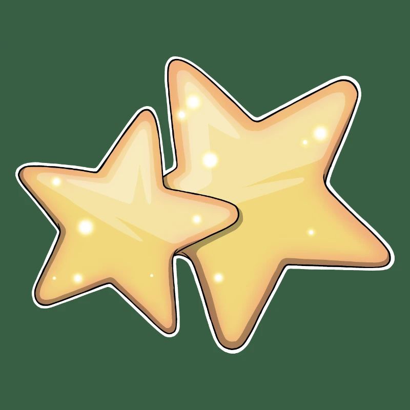 Glowing Starry Pattern Design for Apparel