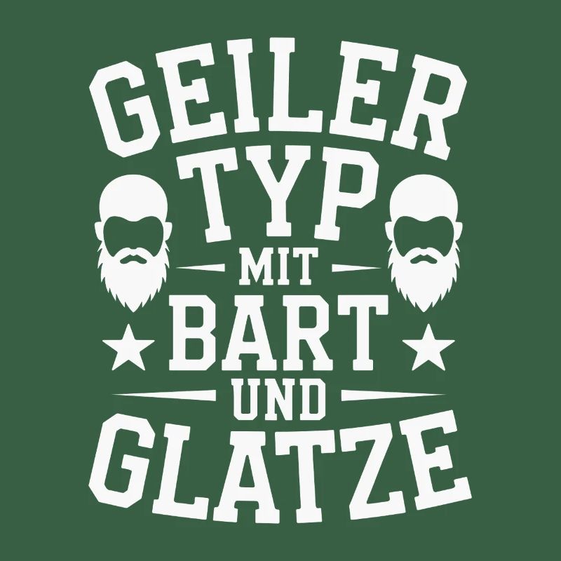 guy with beard & bald head beard wearer