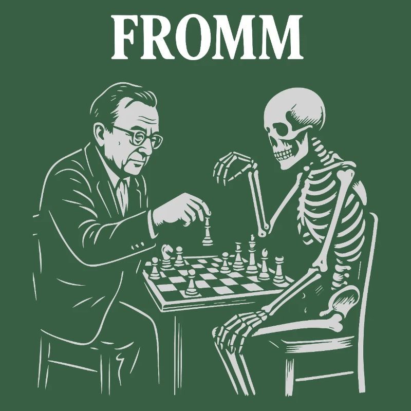 Noir-Schach: Erich Fromm-Psychoanalyse vs. Skelett