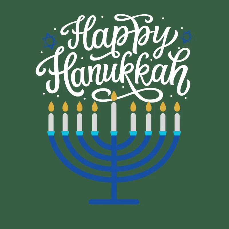 Joyeux Menorah de Hanoucca