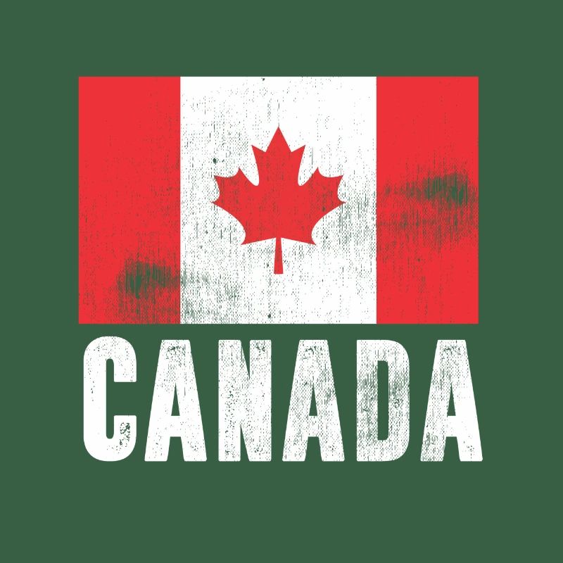 Drapeau du Canada Drapeau du Canada Vintage Retro