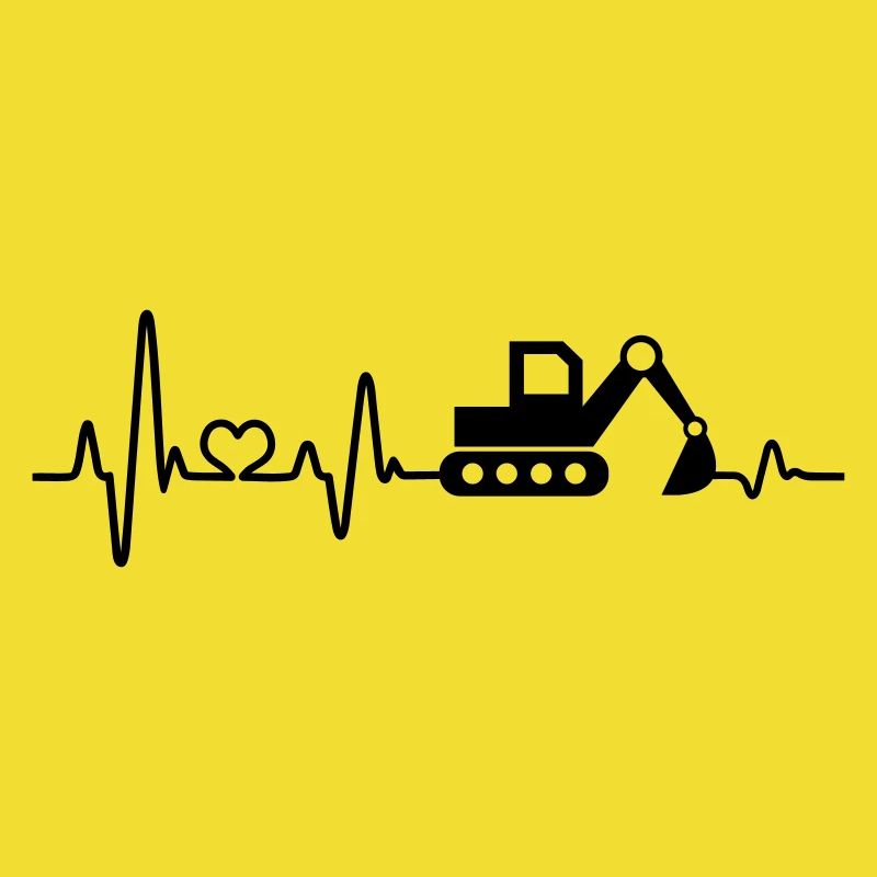 Bagger Baustelle Bauarbeiter Baggerfahrer Geschenk