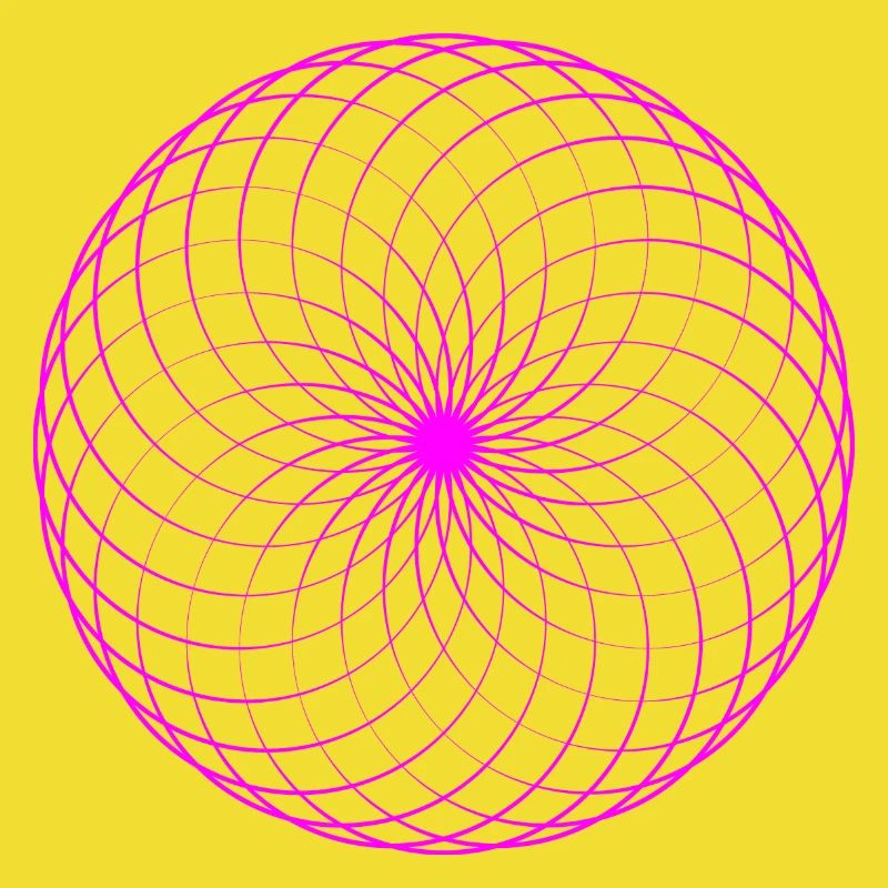 Neon spiral net torus