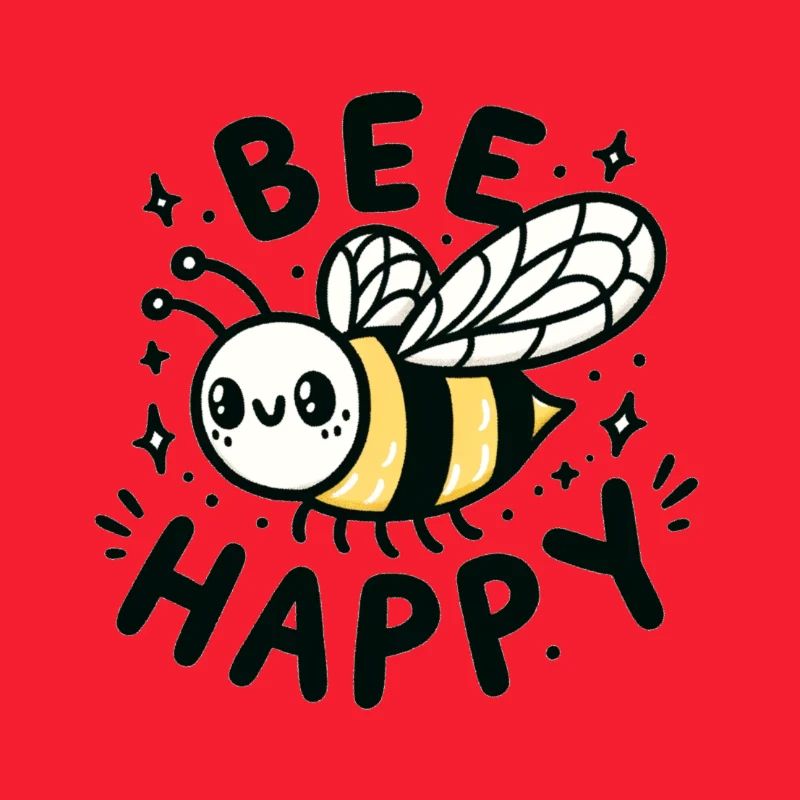 Abeille heureuse