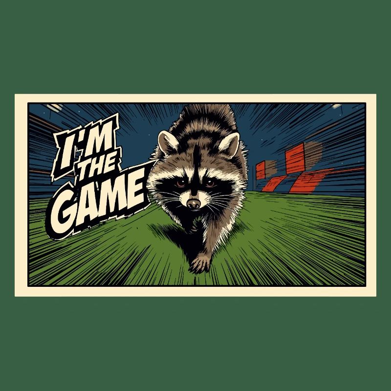 Ich bin das Game Waschbär