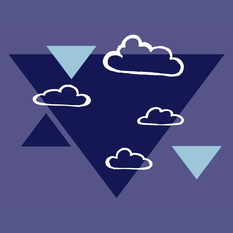 Clouds - printing inks freely selectable