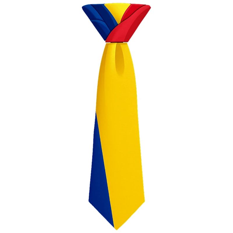Cravate roumanie – Conception du drapeau