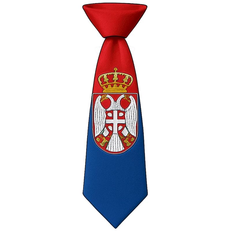 Cravate Serbie – Conception du drapeau
