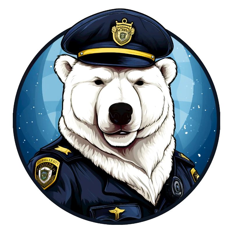 Eisbären Polizei