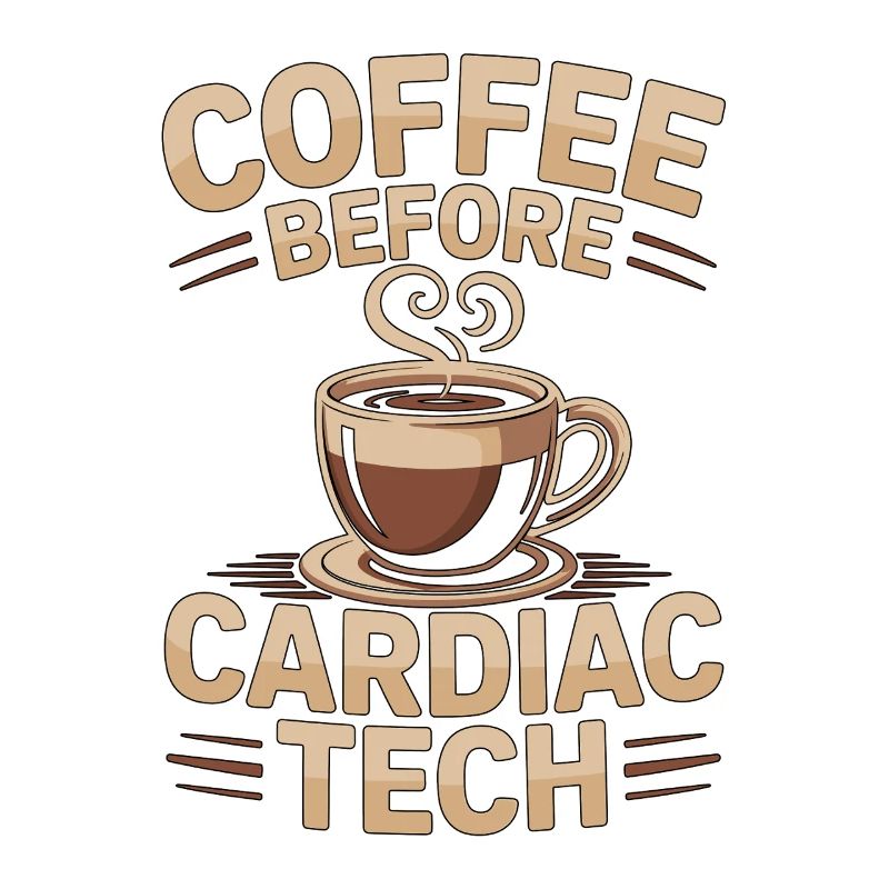 Cardio Tech Café Laboratoire de Cathétérisme Technicien Coffee Lover